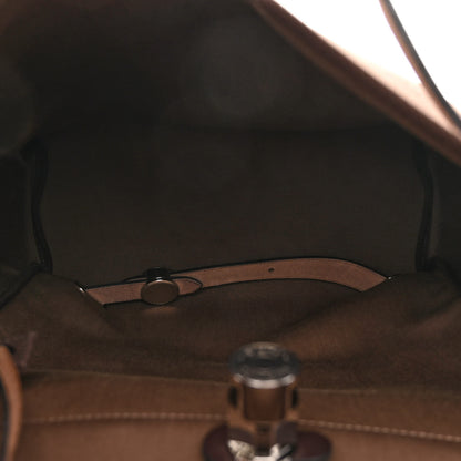 Hermes Military Toile Vache Hunter Herbag a Dos Zip Retourne Backpack Etoupe Ebene 5 of 9
