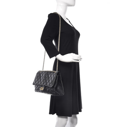 Chanel Aged Calfskin Quilted 2.55 Reissue 227 Flap Black 3 of 15