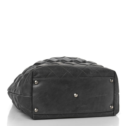 Chanel Calfskin Sloane Square Tote Grey 4 of 10