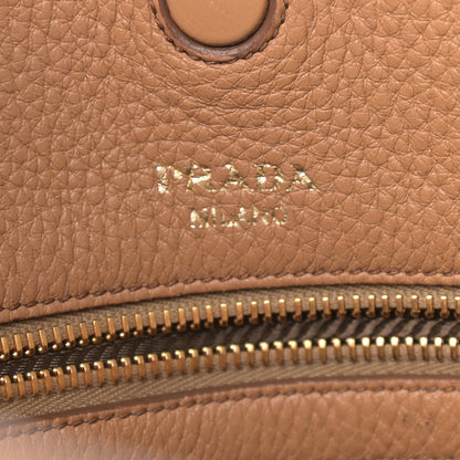 Prada Vitello Daino Pocket Shopping Tote Cammeo 6 of 12