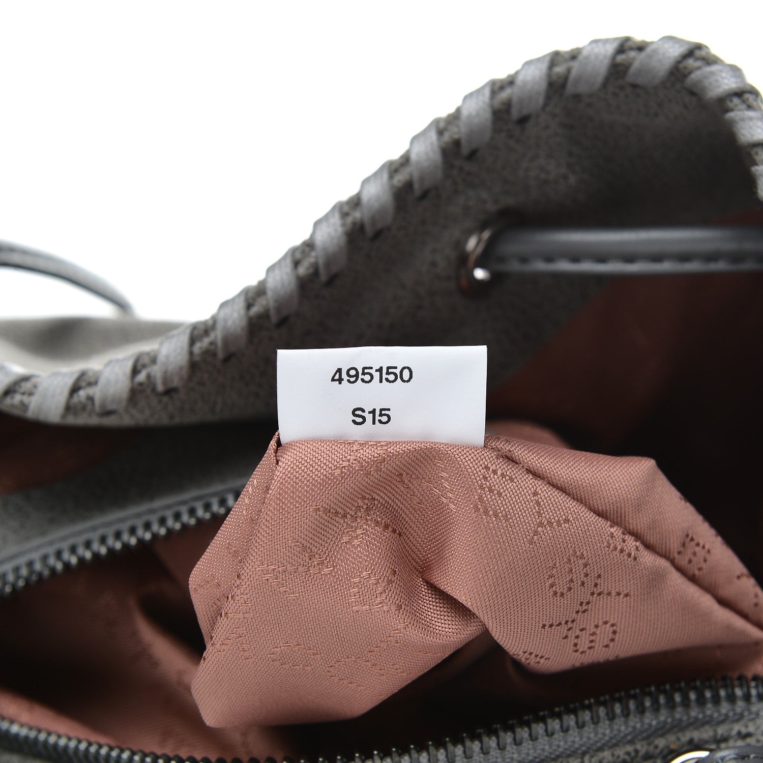 Stella McCartney Shaggy Deer Falabella Backpack Grey 8 of 8
