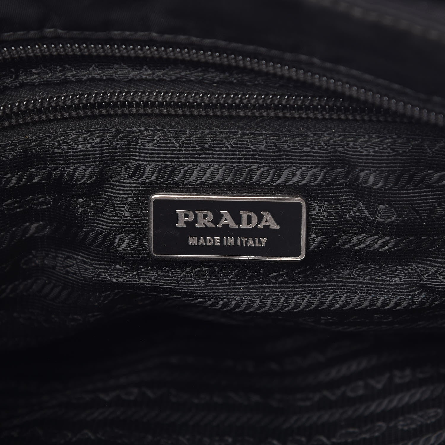 Prada Nylon Vela Messenger Bag Black 7 of 9