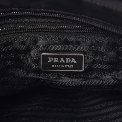 Prada Nylon Vela Messenger Bag Black 7 of 9