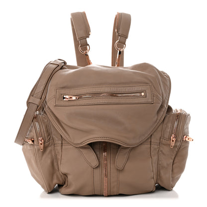 Alexander Wang Lambskin Mini Marti Backpack Latte Rose Gold Hardware 1 of 14
