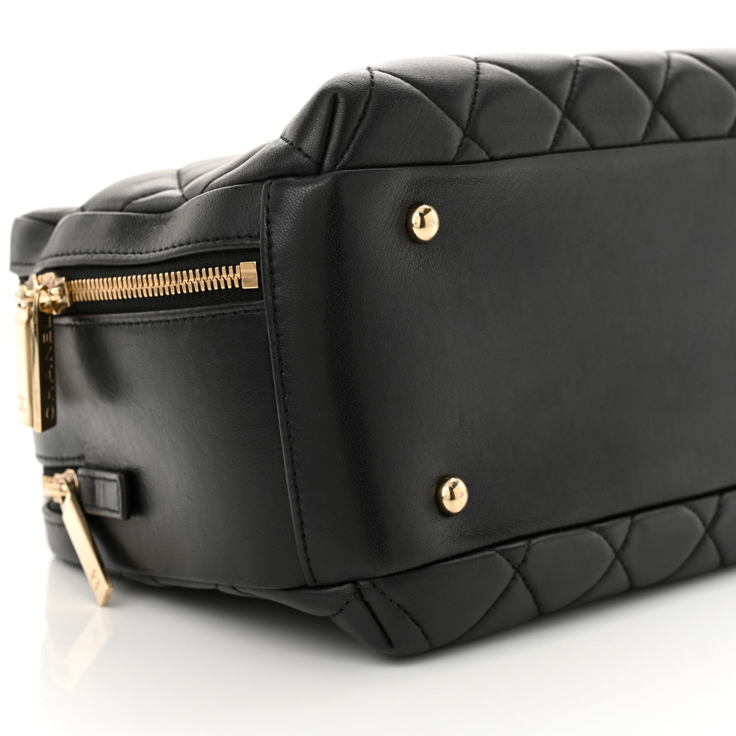Chanel Lambskin Quilted Medium Trendy CC Bowling Bag Black 10 of 12