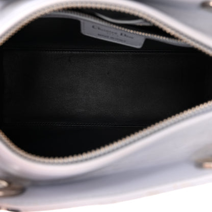 Christian Dior Lambskin Cannage Floral Printed Medium Lady Dior Light Blue 5 of 10