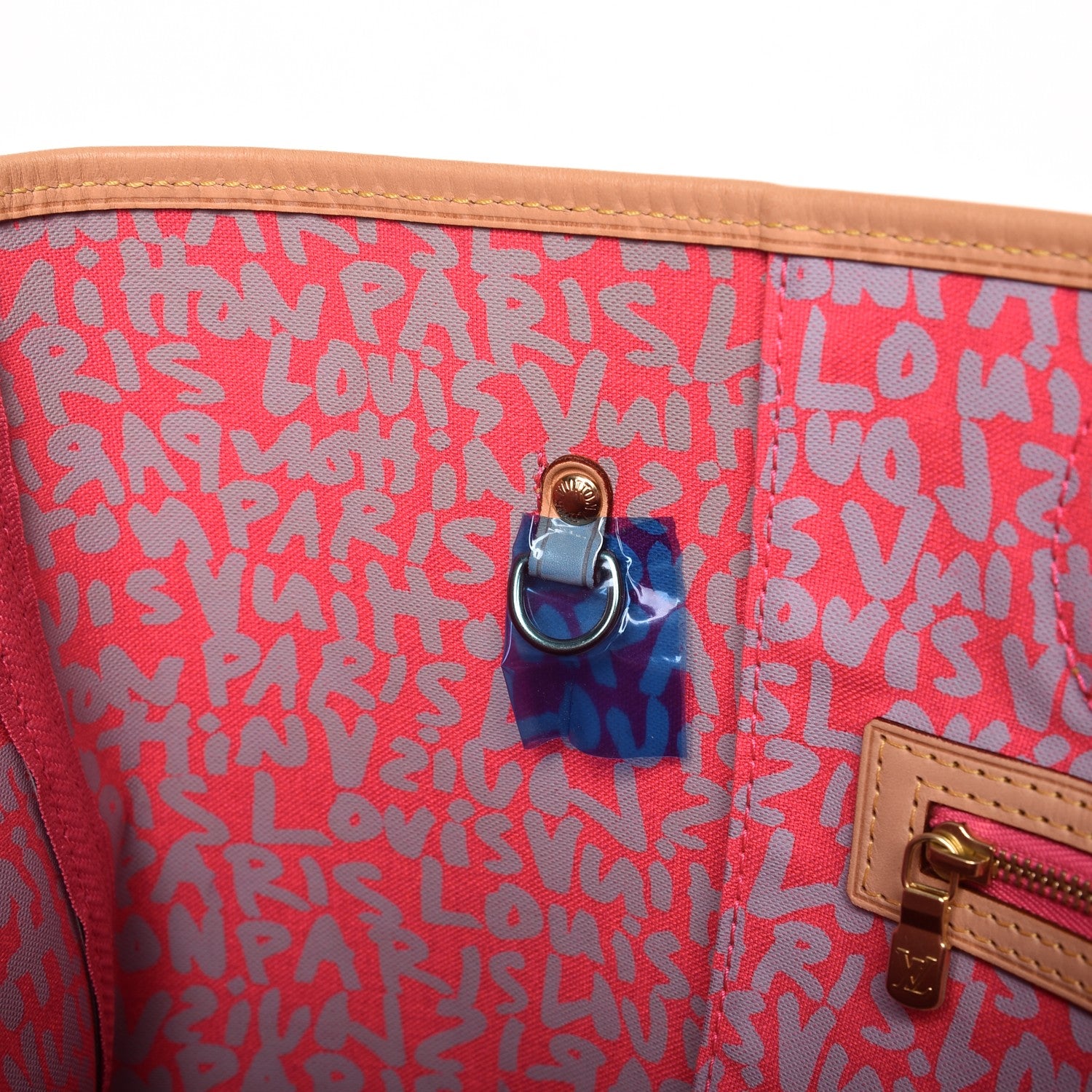 Louis Vuitton Monogram Graffiti Neverfull GM Fuchsia 8 of 8