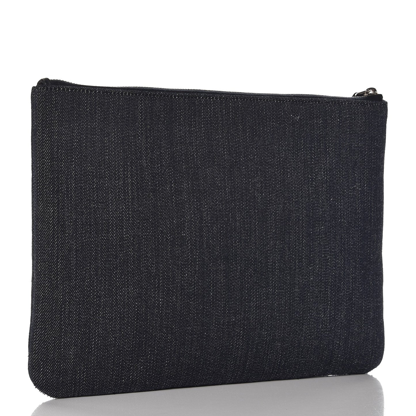 Denim Large Deauville Pouch Dark Blue