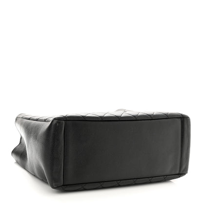 Chanel Caviar Quilted Grand Shopping Tote GST Black 4 of 10