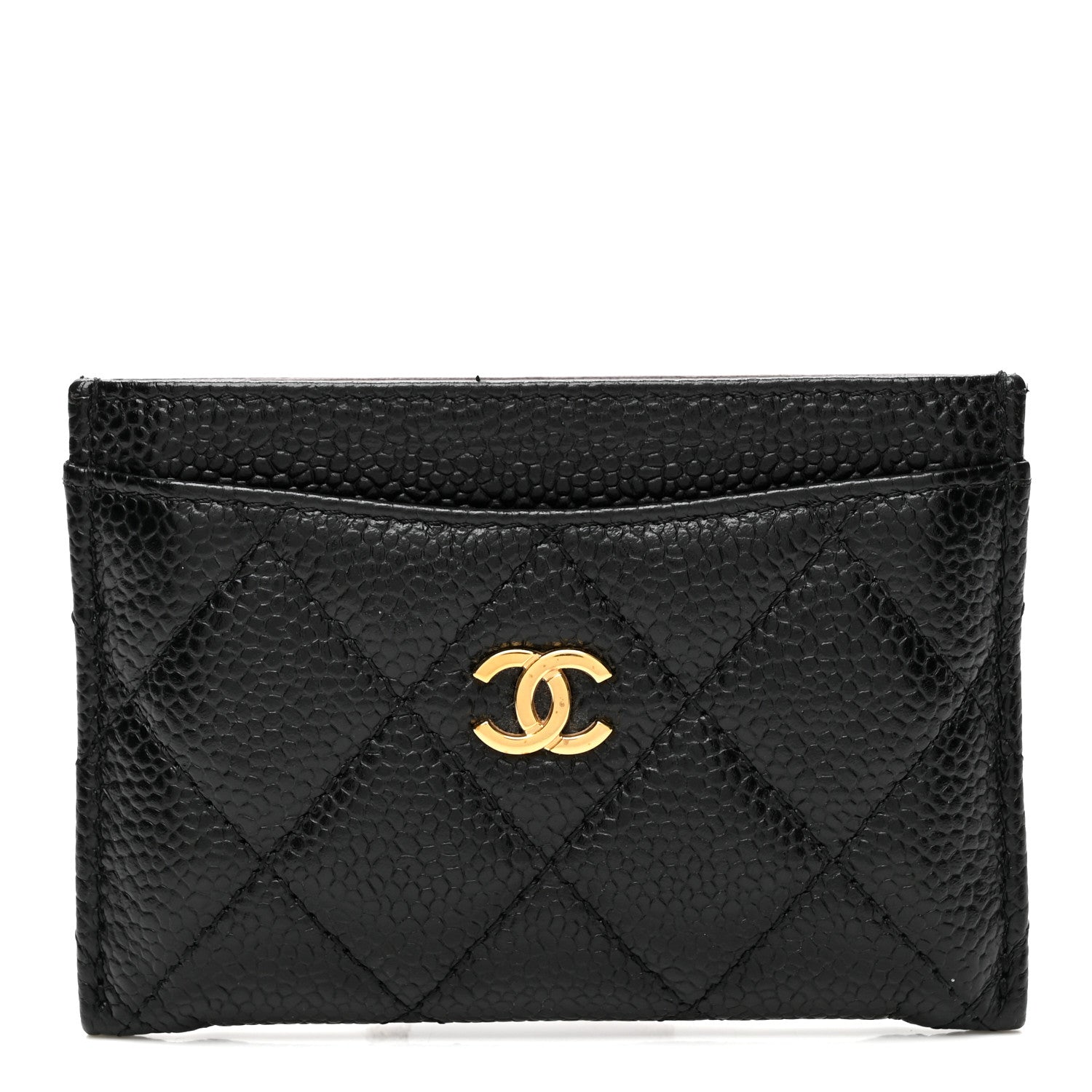 Chanel Caviar Quilted Card Holder Black 1 of 9