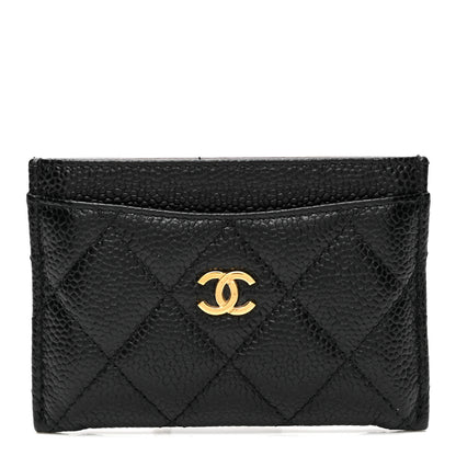 Chanel Caviar Quilted Card Holder Black 1 of 9