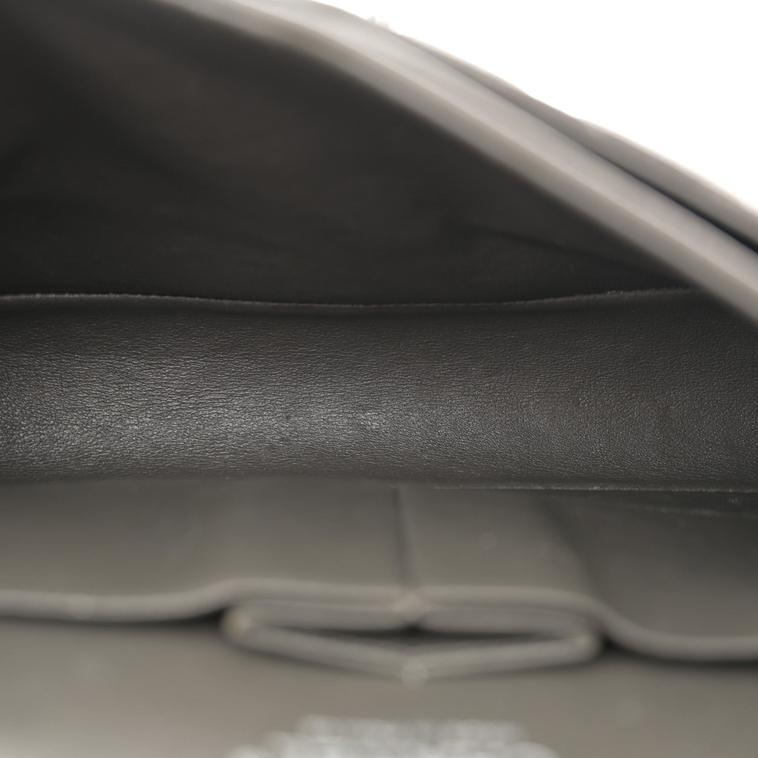 Chanel Caviar Quilted Medium Double Flap Dark Grey 5 of 14