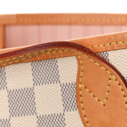 Louis Vuitton Damier Azur Neo Neverfull MM Rose Ballerine 12 of 13