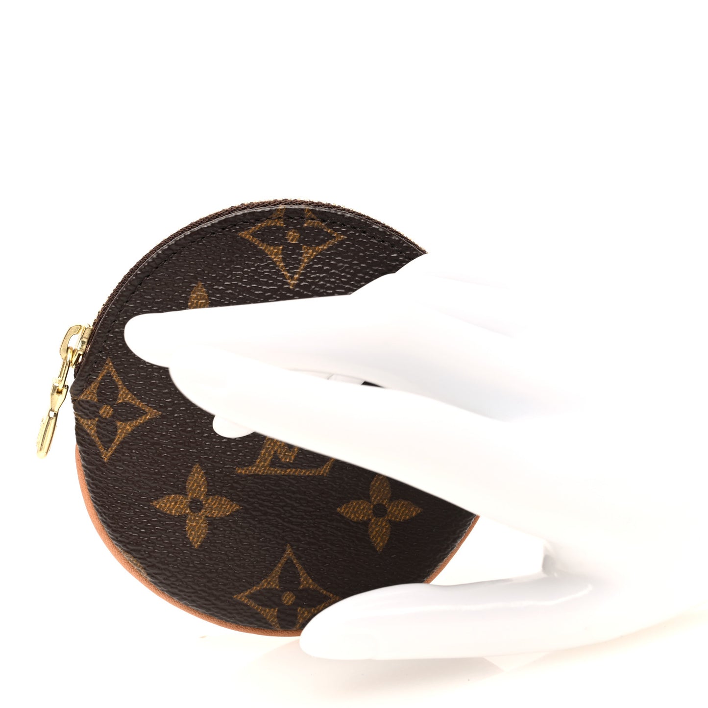 Monogram Round Coin Purse