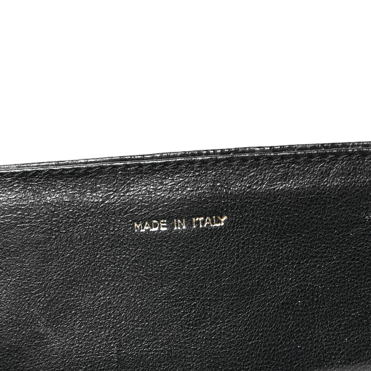 Lizard CC Mini Flap Bag Black