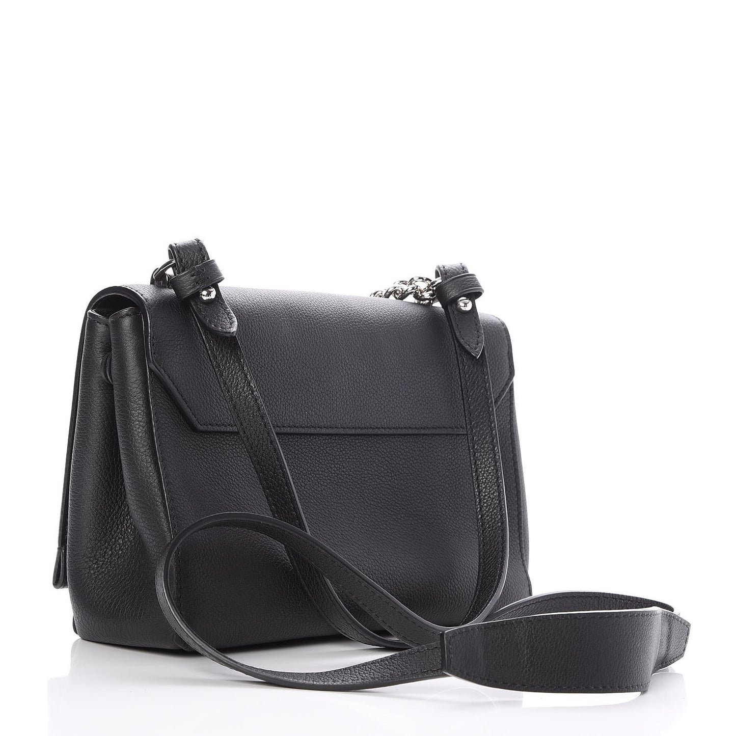 Calfskin Lockme II Chain Bag BB Black