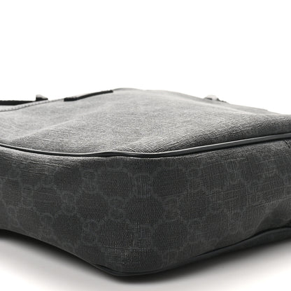 Gucci GG Supreme Monogram Messenger Bag Black Grey 9 of 10