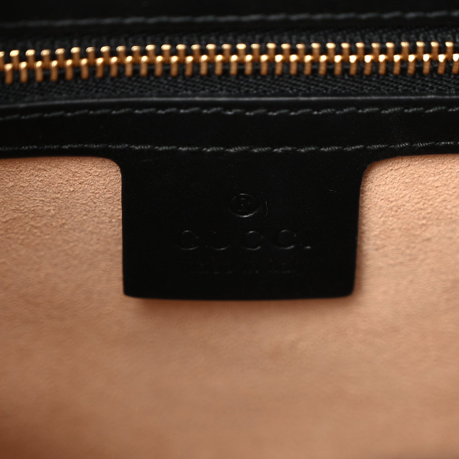 Gucci Guccissima Signature Small Padlock Top Handle Bag Black 6 of 13