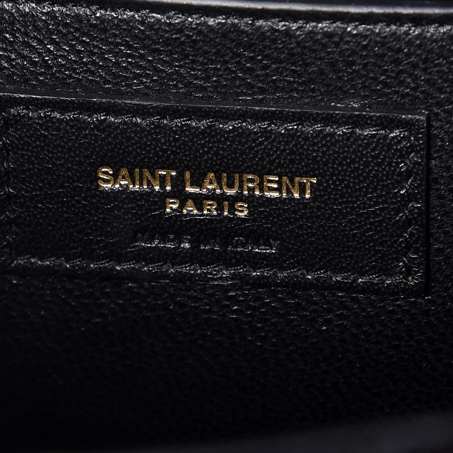 Saint Laurent Grain De Poudre Textured Mixed Matelasse Triquilt Medium Monogram Satchel Black 8 of 8