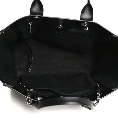 Chanel Caviar Medium Studded Deauville Tote Black 5 of 12
