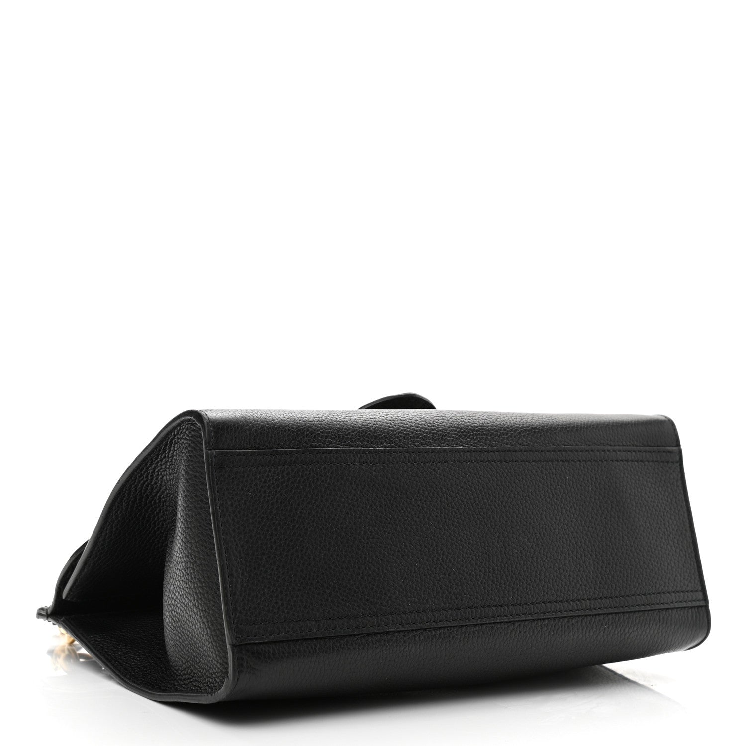 Gucci Calfskin Small GG Marmont Top Handle Bag Black 4 of 10
