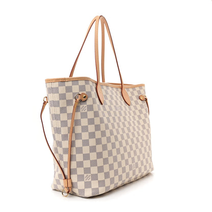 Louis Vuitton Damier Azur Neo Neverfull MM Rose Ballerine 4 of 11