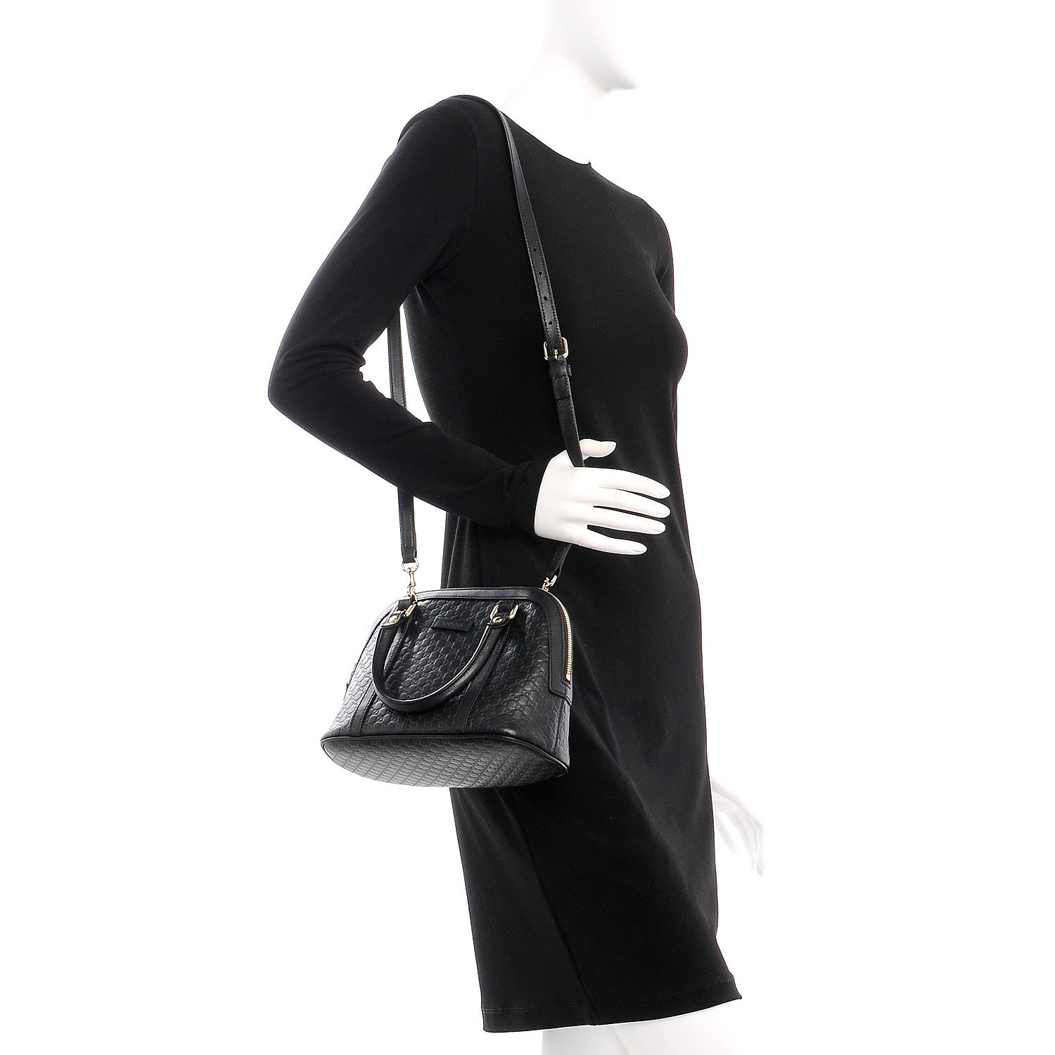 Gucci Microguccissima Mini Dome Bag Black 2 of 10