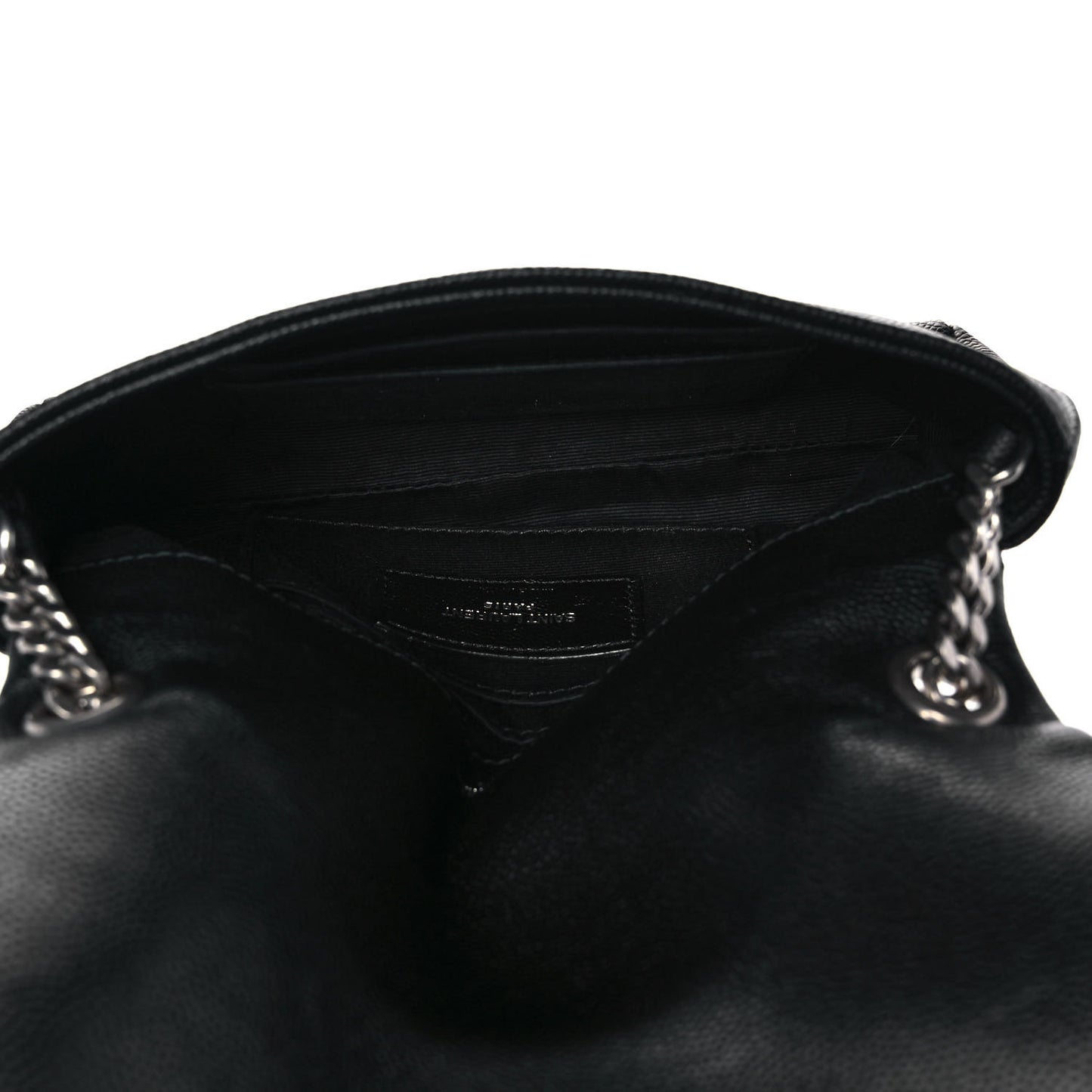 Grain De Poudre Monogram Toy West Hollywood Fold-Over Bag Black