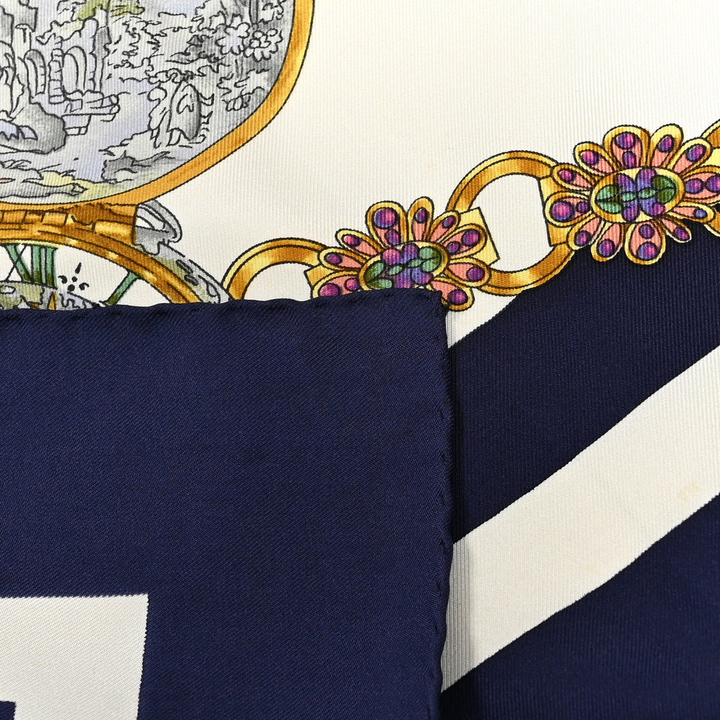 Silk Parmi Les Fleurs Scarf 90