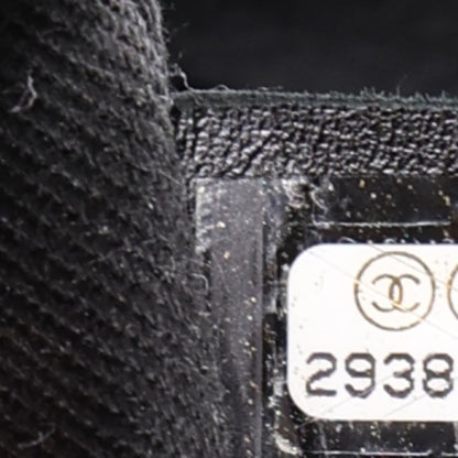 Chanel Mixed Fibers Calfskin Striped Medium Deauville Tote Black 8 of 11