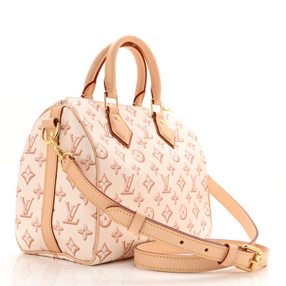 Louis Vuitton Monogram Fall for You Speedy Bandouliere 25 Beige Clair 3 of 9