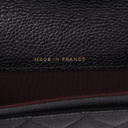 Chanel Caviar Quilted Flap Card Holder Wallet Black 6 of 8