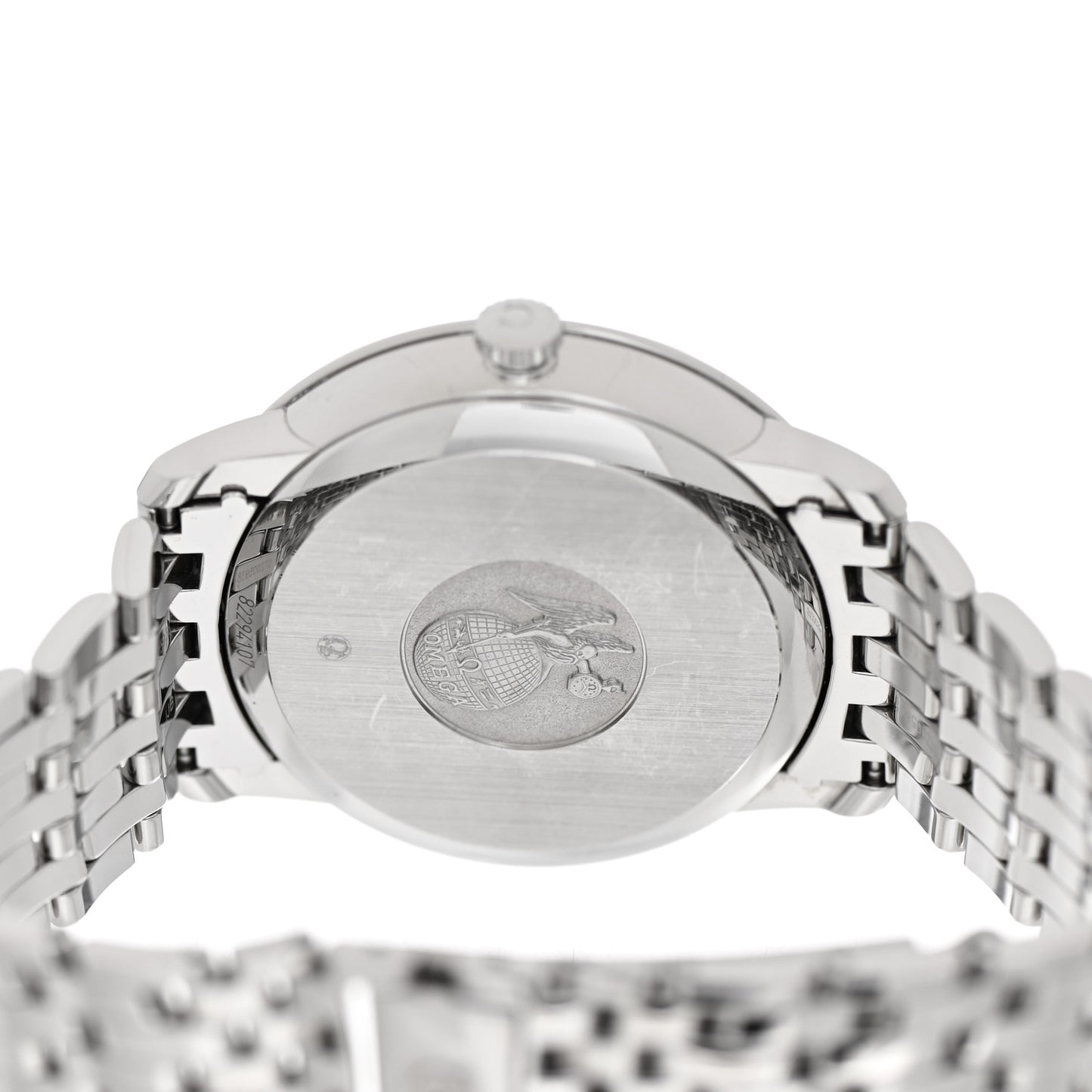 Stainless Steel 39mm De Ville Prestige Co-Axial Chronometer Automatic Watch Grey 424.10.40.20.06.002