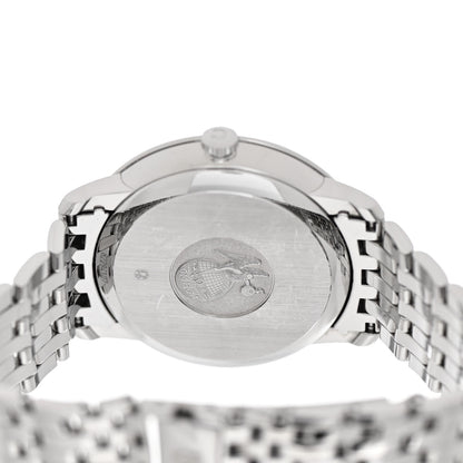 Omega Stainless Steel 39mm De Ville Prestige Co-Axial Chronometer Automatic Watch Grey 424.10.40.20.06.002 4 of 5