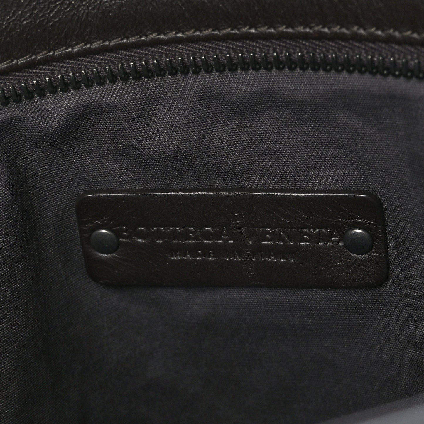 Nappa Intrecciato VN Crossbody Messenger Bag Ebano