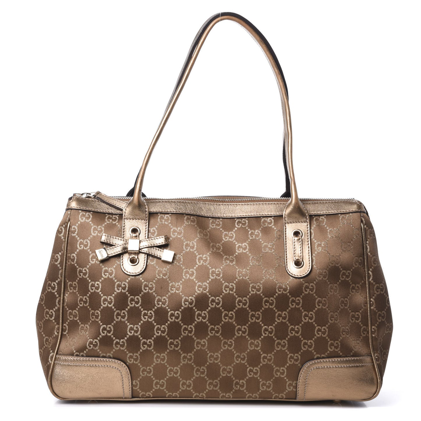 Monogram Medium Princy Tote Gold