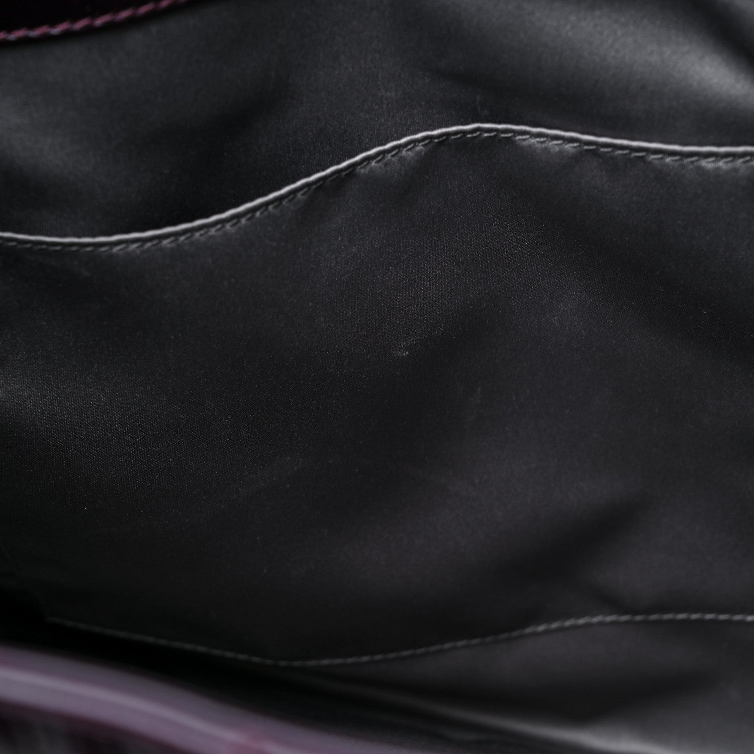 Chanel Distressed Patent Quilted Shopping Tote Purple 12 of 17