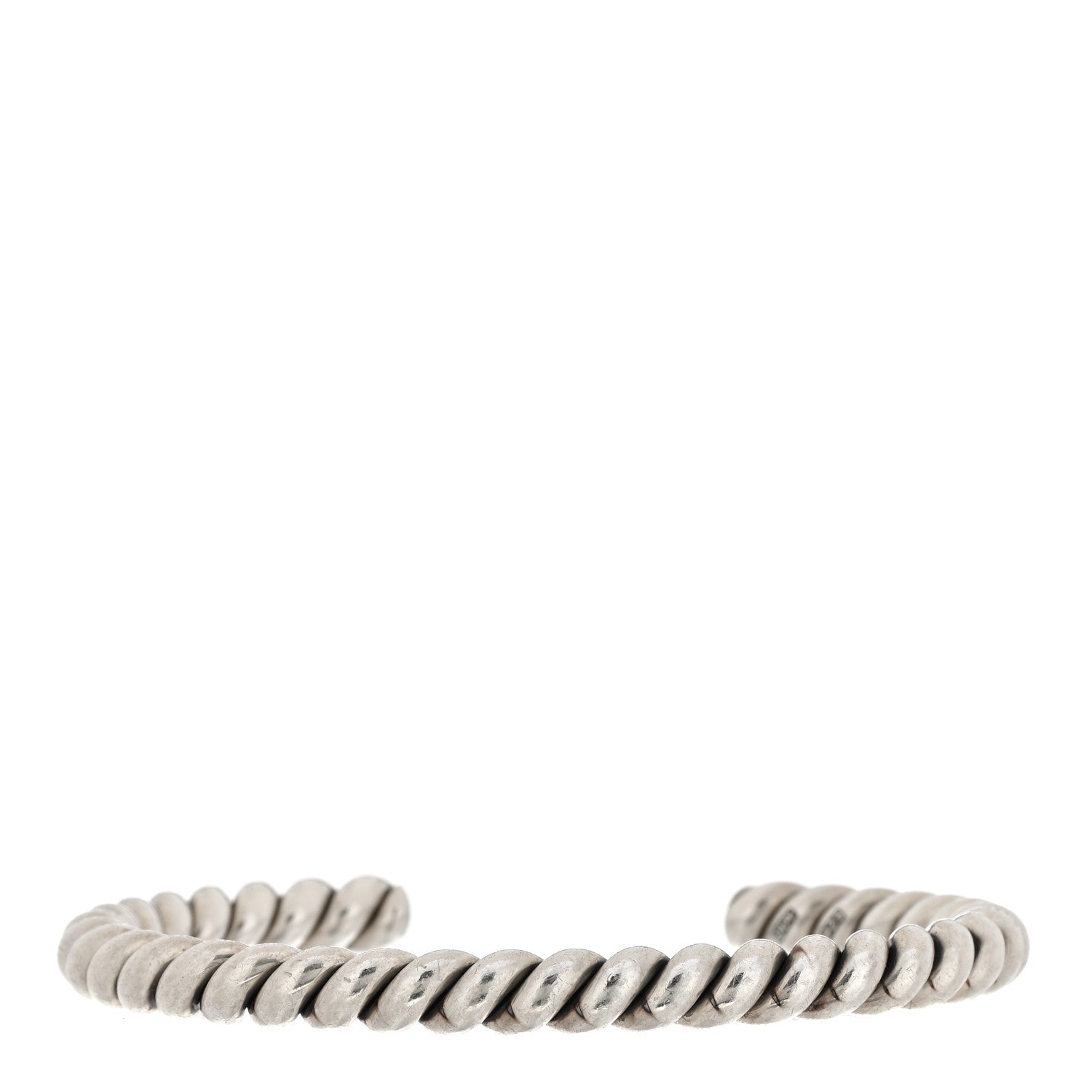 David Yurman Sterling Silver 6mm Cable Stax Cuff Bracelet 1 of 3