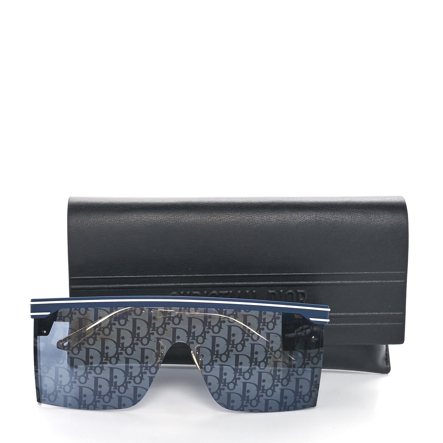Oblique Diorclub M1U Mask Sunglasses Blue