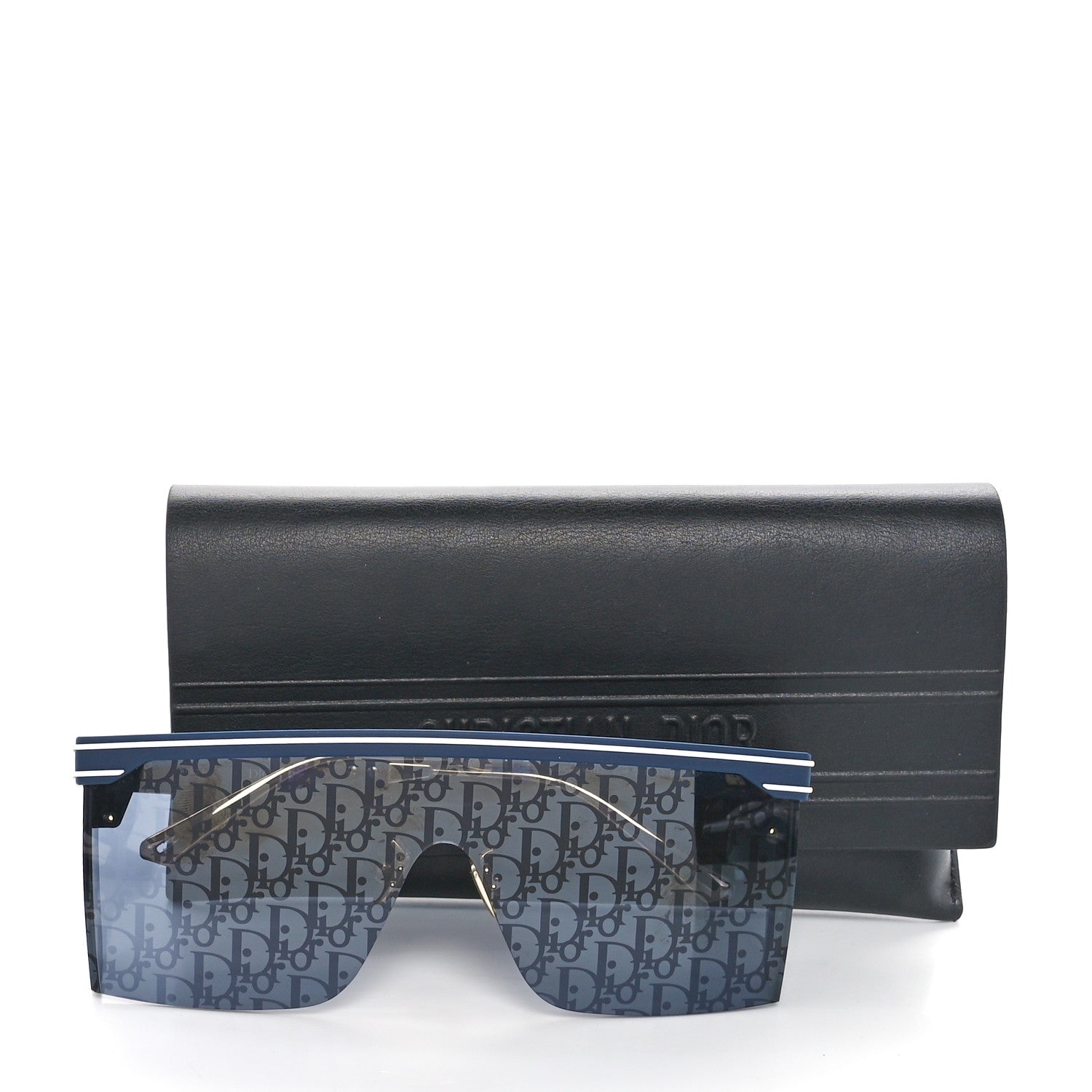 Christian Dior Oblique Diorclub M1U Mask Sunglasses Blue 7 of 7