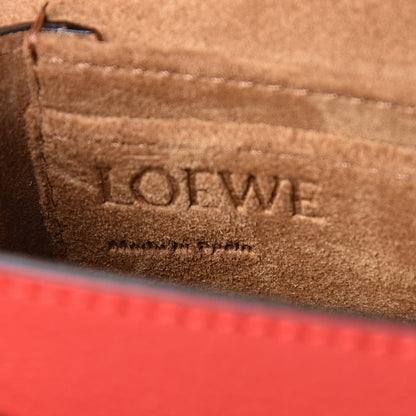 Loewe Grained Calfskin Mini Gate Crossbody Bag Scarlet Burnt Red 6 of 10