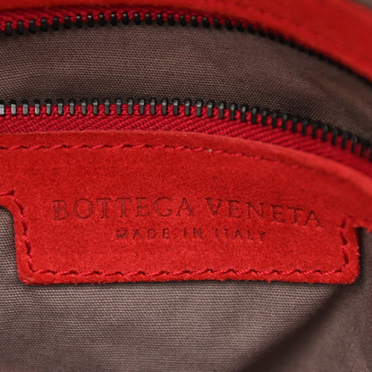 Bottega Veneta Suede Intrecciato Large Knot Hobo Red 7 of 11