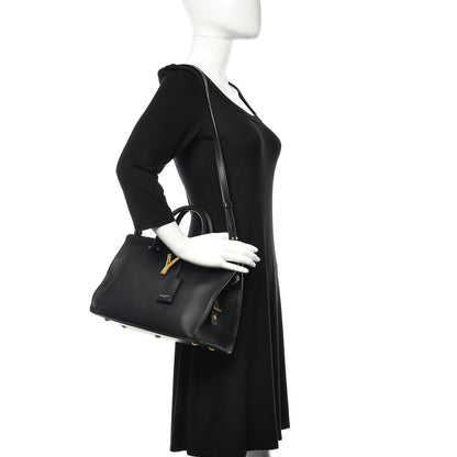 Saint Laurent Calfskin Small Classic Y Cabas Black 2 of 10