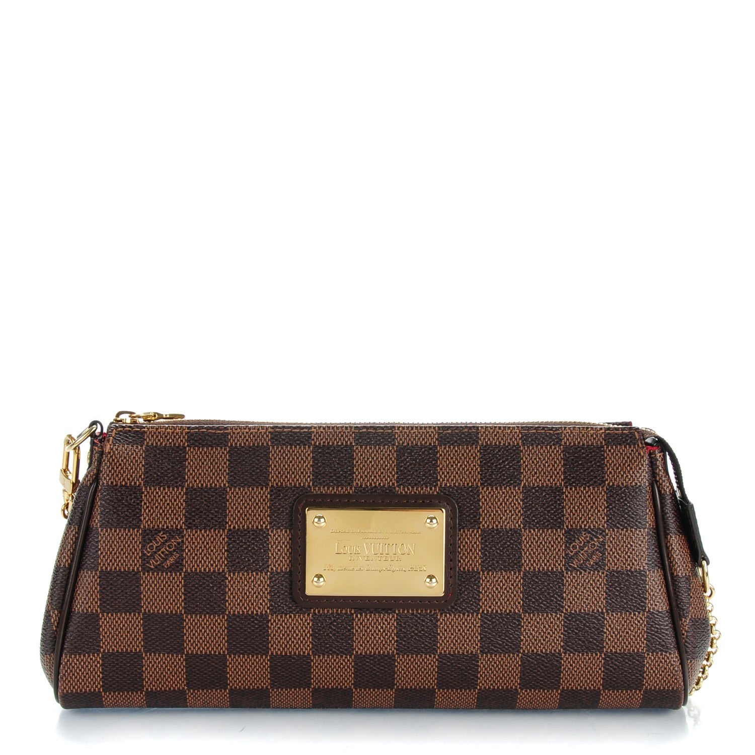 Louis Vuitton Damier Ebene Eva Clutch 1 of 7