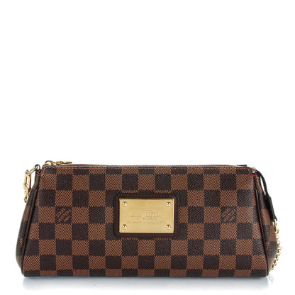 Louis Vuitton Damier Ebene Eva Clutch 1 of 7