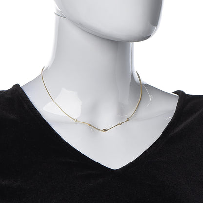 David Yurman 18K Yellow Gold Diamond Novella Necklace 2 of 5