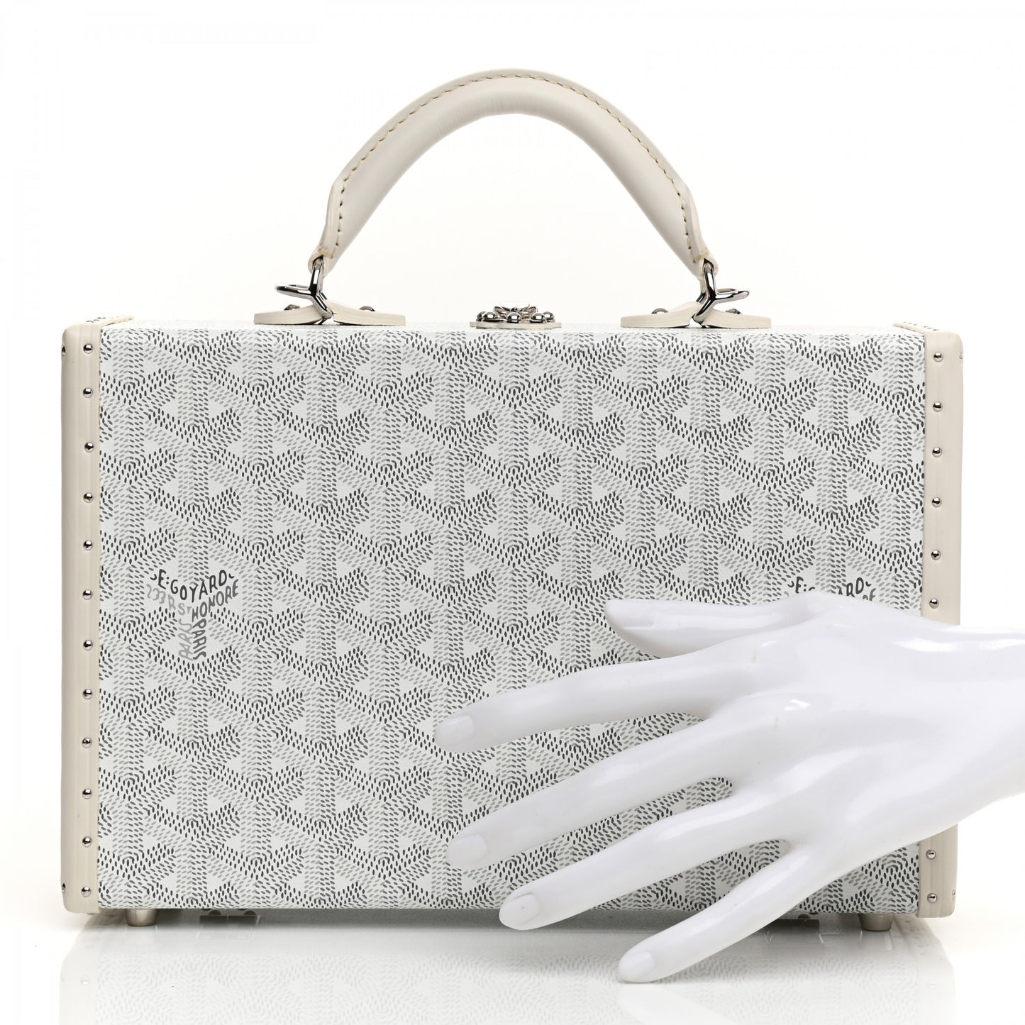 Goyardine Grand Hotel Trunk White
