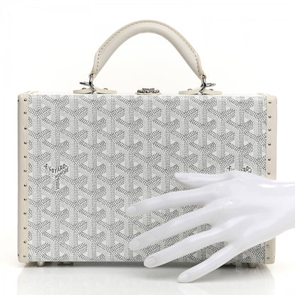 Goyard Goyardine Grand Hotel Trunk White 2 of 11
