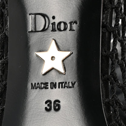 Christian Dior Suede Laminated Resille Naughtily-D 30mm Ankle Boots 36 Black Gold 7 of 13
