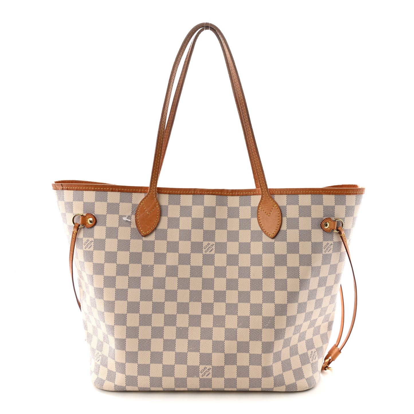 Damier Azur Neo Neverfull MM Rose Ballerine